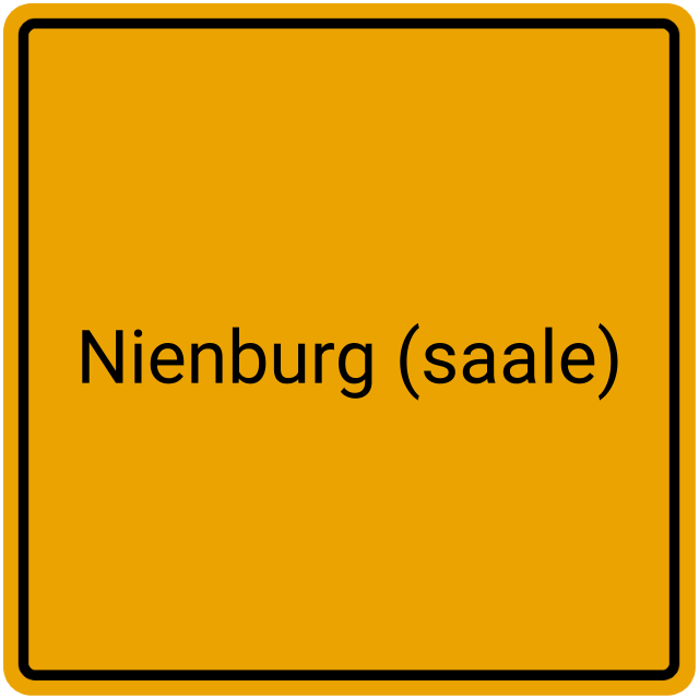 Meldebestätigung Nienburg (Saale)